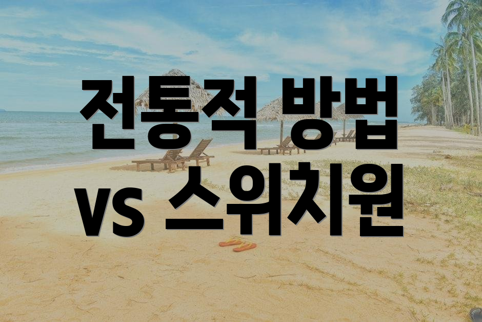 전통적 방법 vs 스위치원