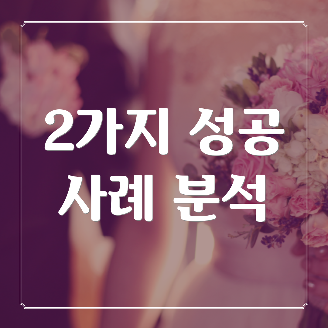 2가지 성공 사례 분석