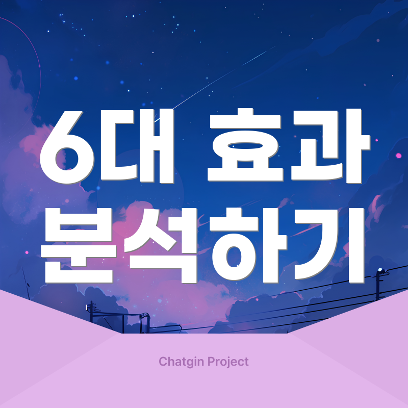 6대 효과 분석하기