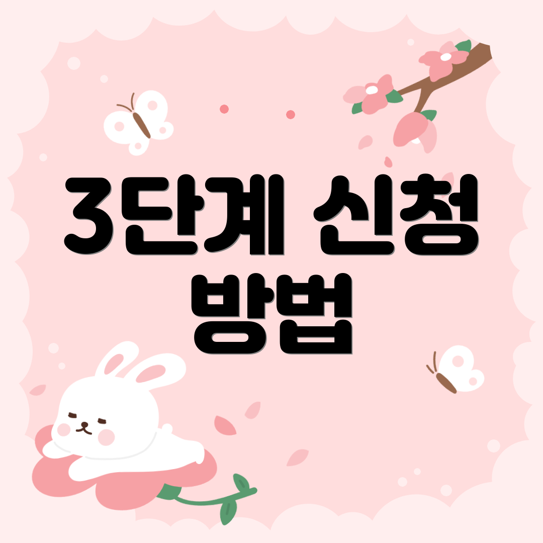 3단계 신청 방법