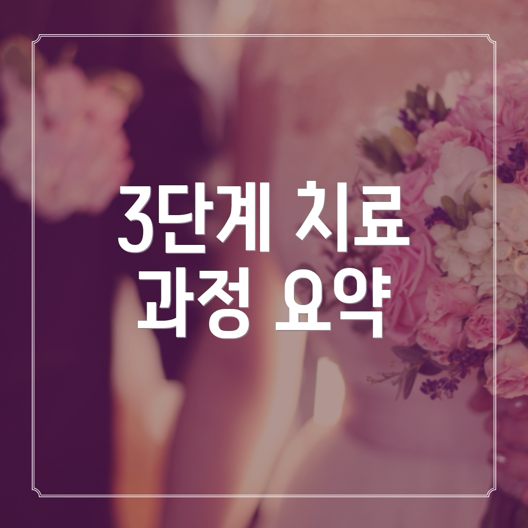 3단계 치료 과정 요약