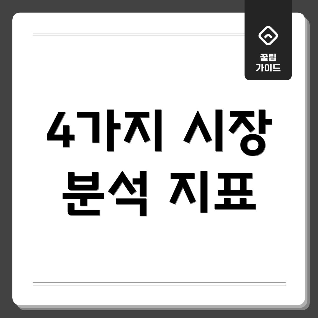 4가지 시장 분석 지표