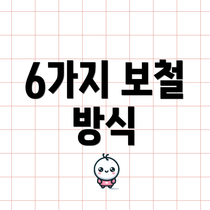 6가지 보철 방식