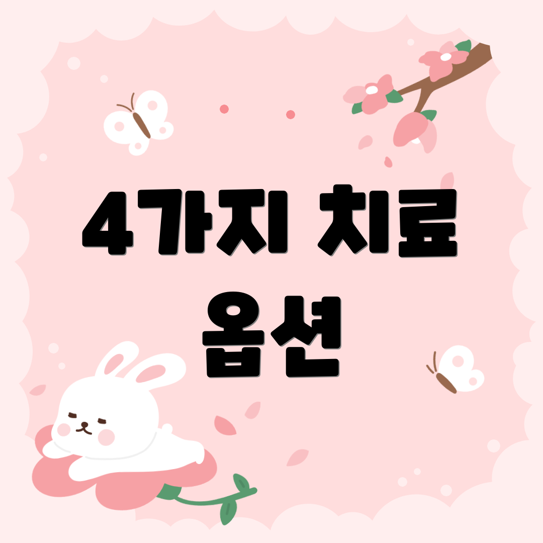 4가지 치료 옵션