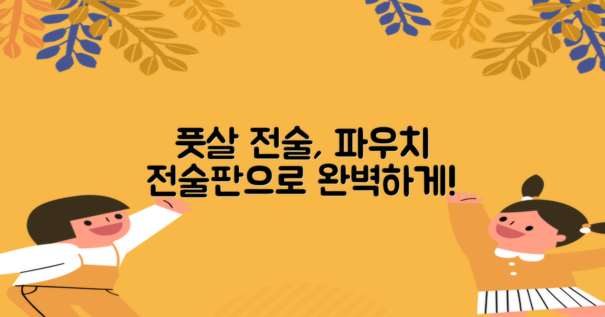 풋살 경기, 파우치형 전술판 활용법