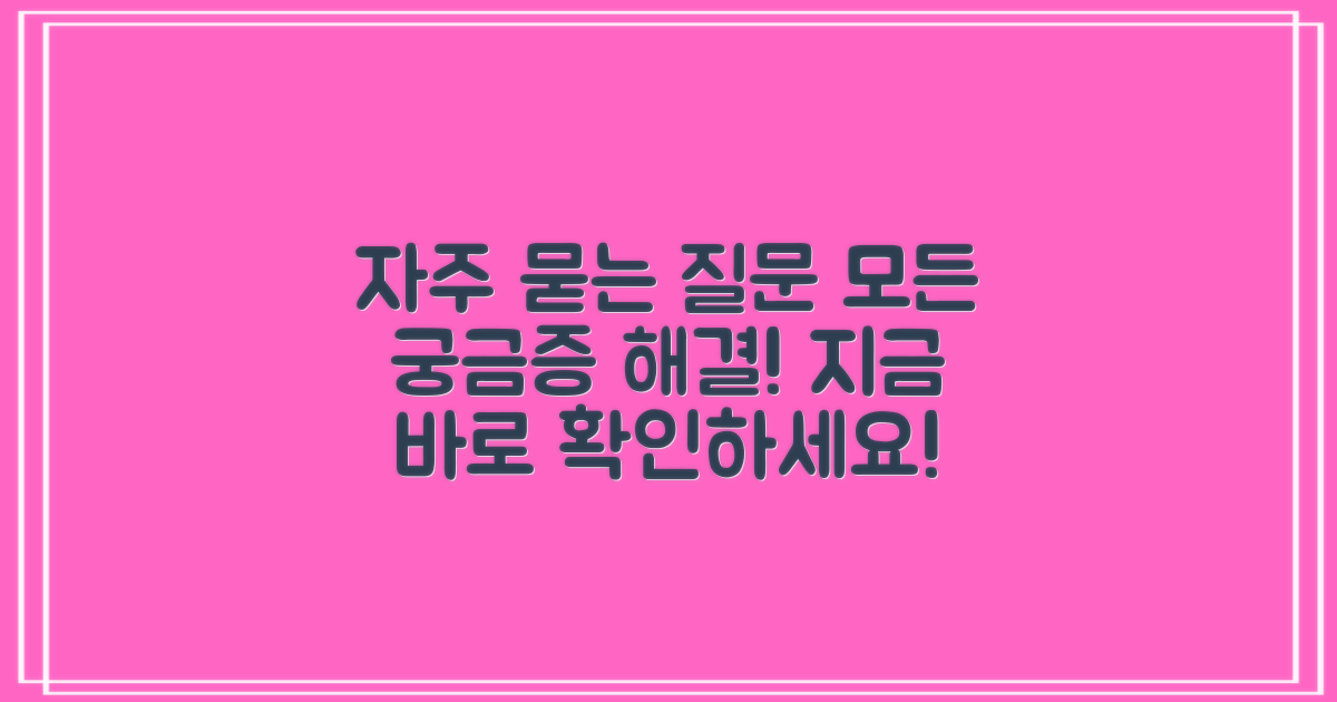 자주 묻는 질문