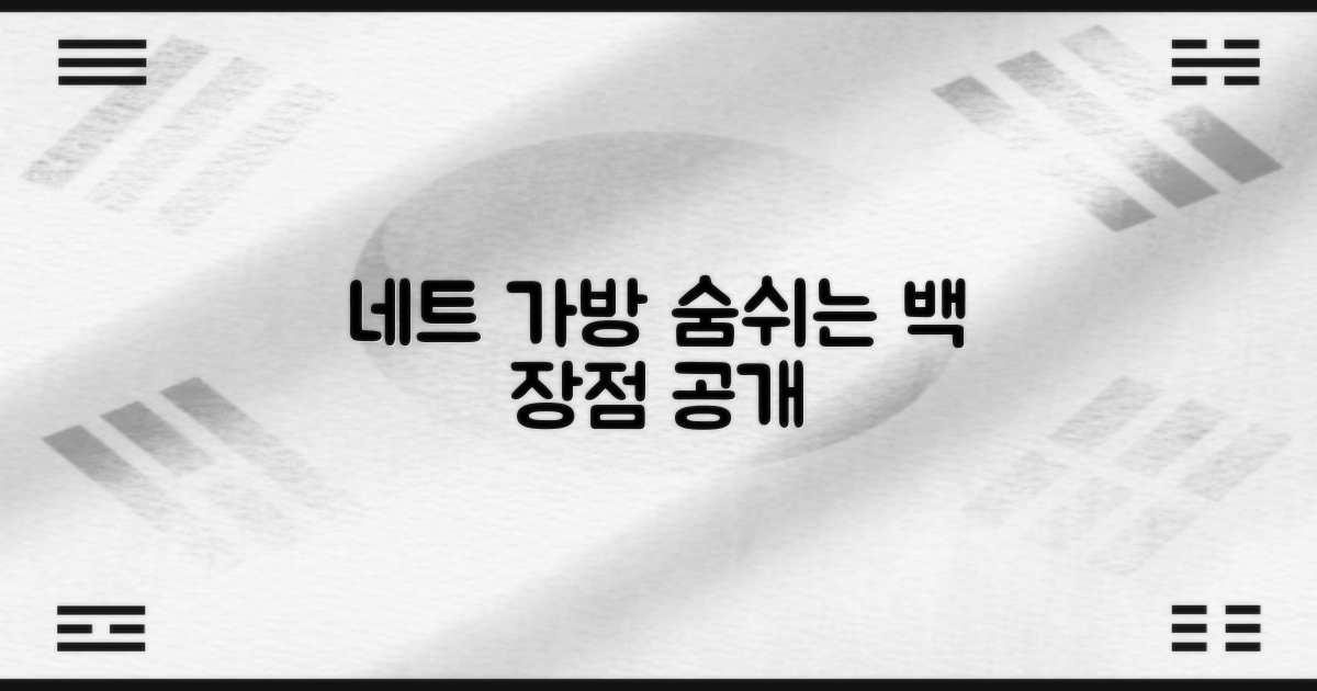 네트 전용 가방, 어떤 점이 좋을까?