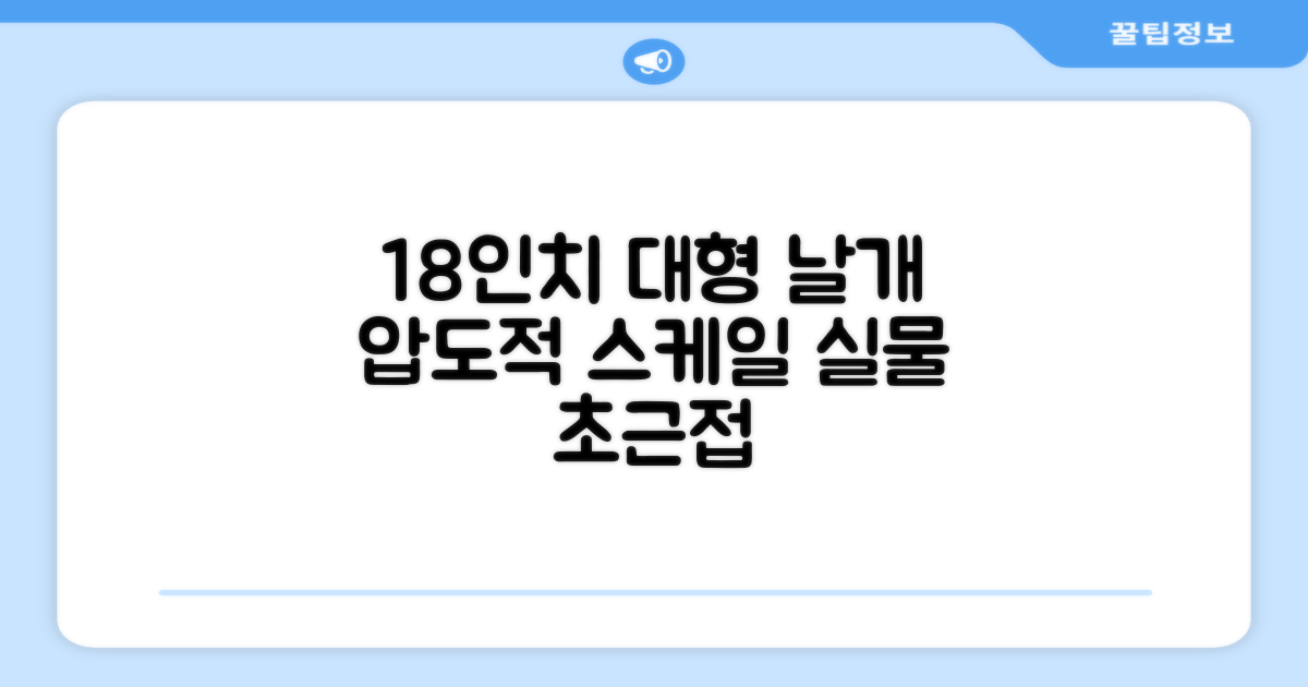 18인치 대형 날개