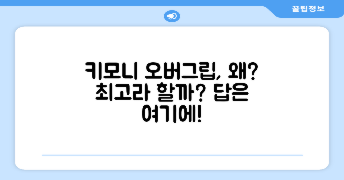 왜 키모니 오버그립이 최고일까?