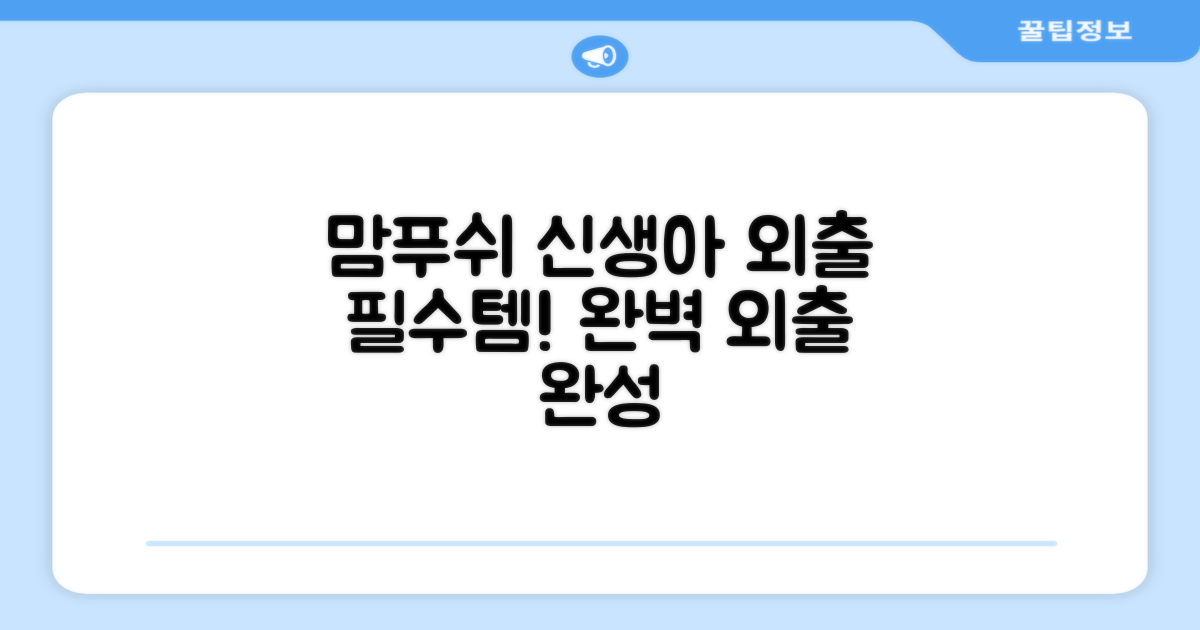 맘푸쉬, 신생아 외출의 완성
