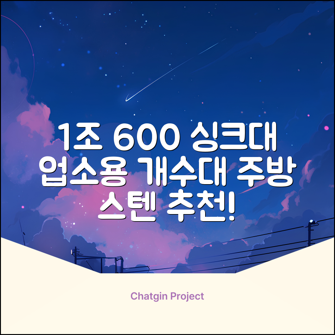 업소용싱크대 1조 600 업소용개수대 스텐싱크대 주방싱크대, 1조 600*600*800 추천 리뷰