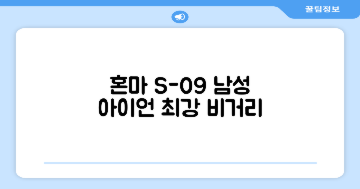 혼마 S-09 남성 아이언 세트