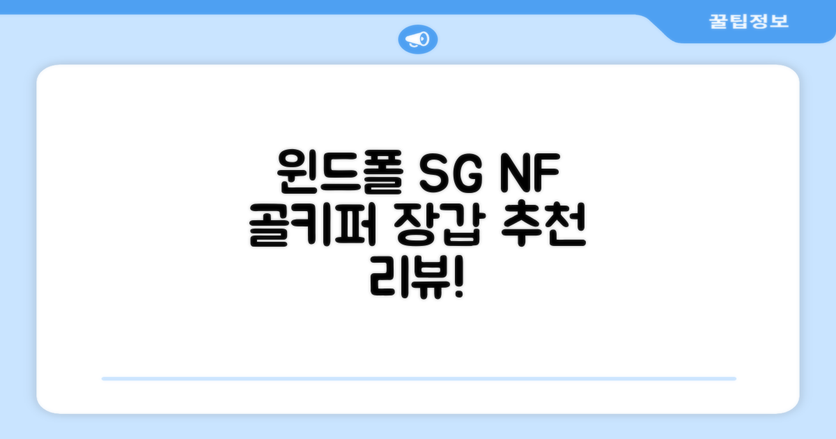 윈드폴스포츠 SG NF 축구 골키퍼장갑 5호-10호, 윈드폴스포츠 SG NF 골키퍼장갑 화이트 블랙, 1개 추천 리뷰