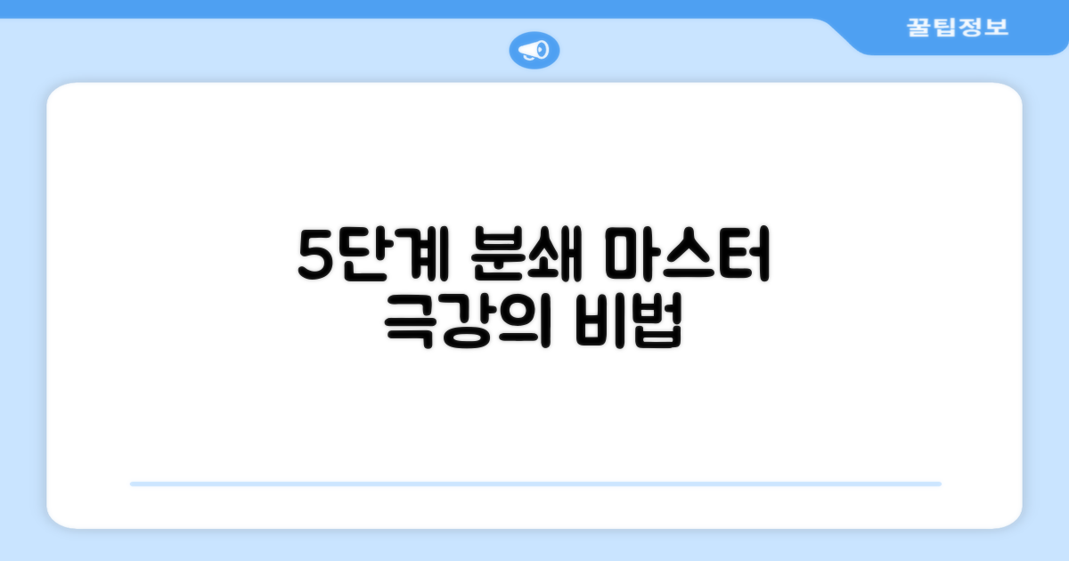 5가지 분쇄 단계
