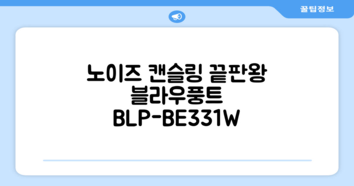 블라우풍트 ENC 노이즈 캔슬링 블루투스 이어폰, BLP-BE331W, 화이트 추천 리뷰