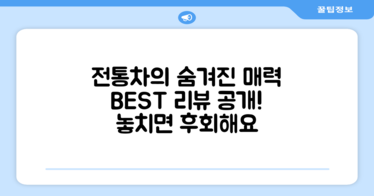 추천 리뷰, 전통차의 매력