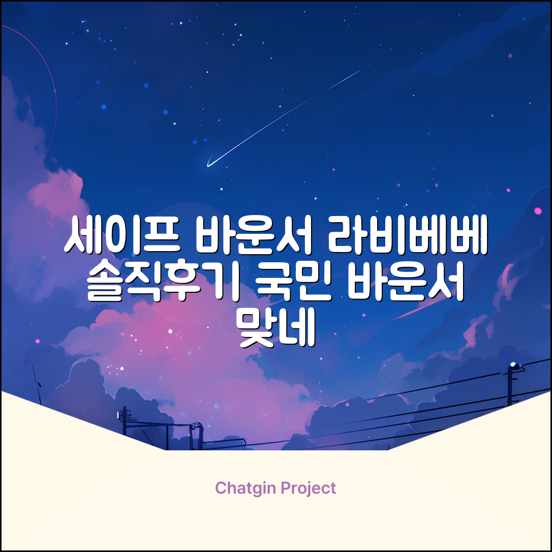 라비베베 세이프 바운서 추천 리뷰