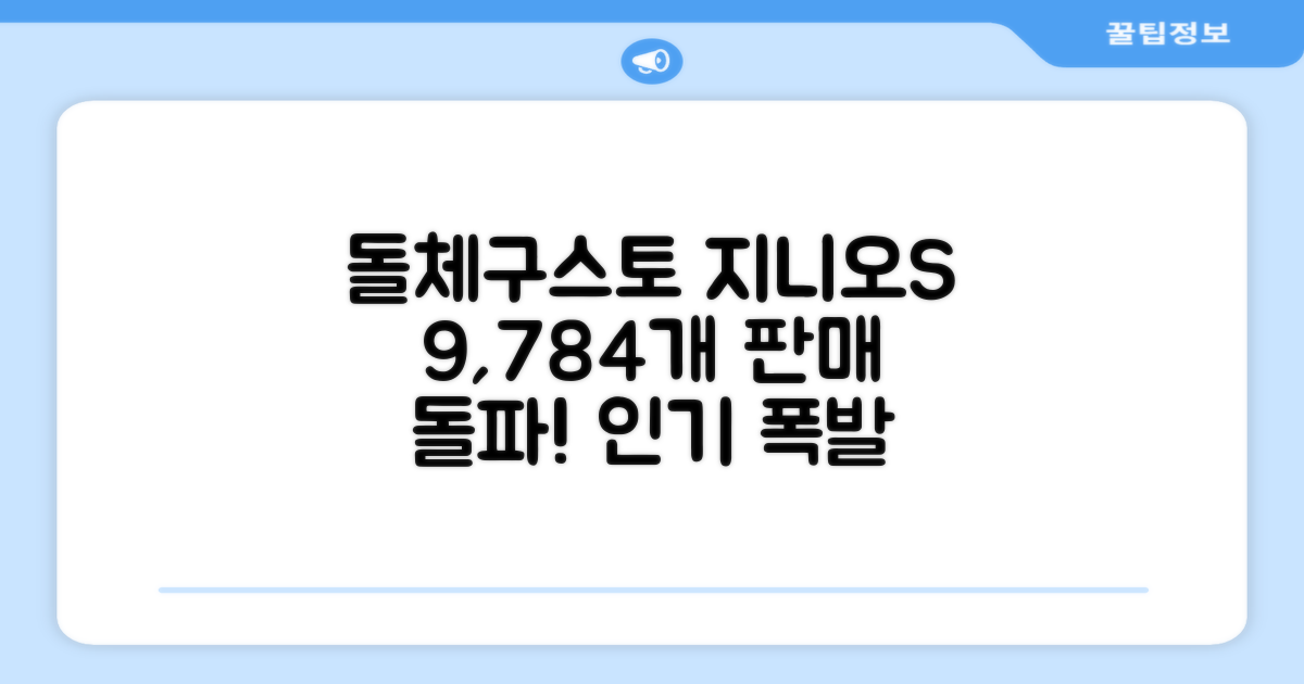 9784개 판매 돌체구스토 지니오S