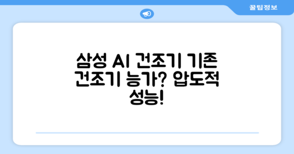 삼성 AI, 기존 건조기 능가?