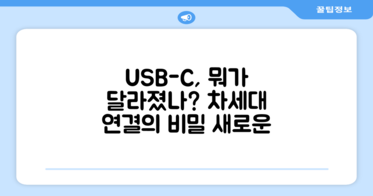 USB-C, 무엇이 달라졌을까요?
