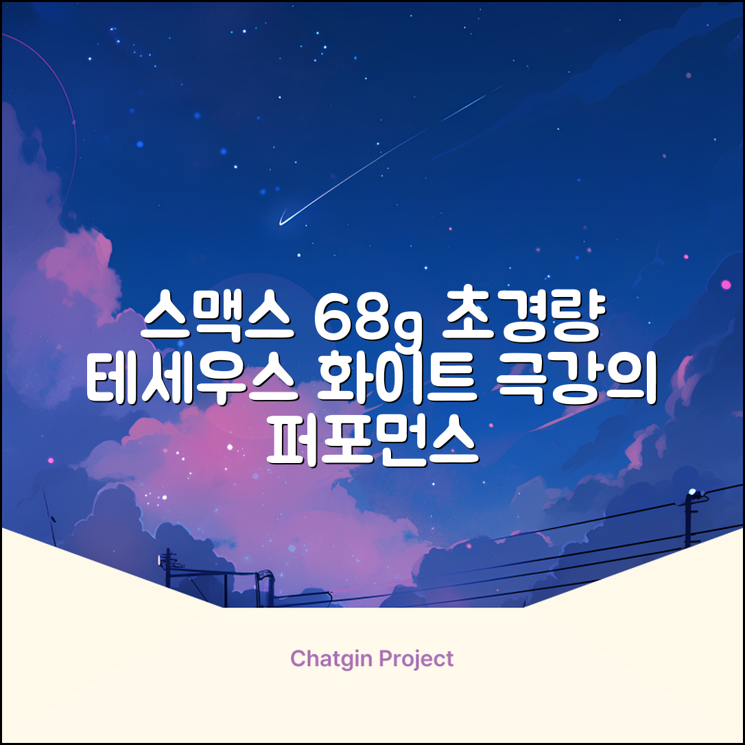 스맥스코리아 풀카본 초경량 배드민턴 라켓 68g, 테세우스 화이트, 1개 추천 리뷰