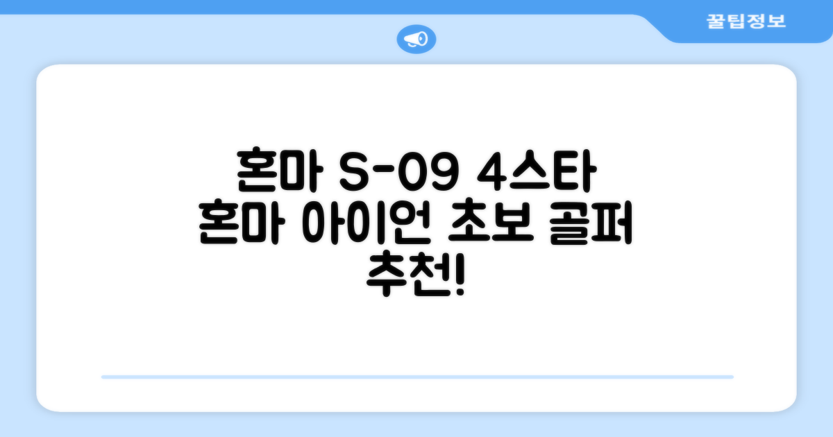 혼마아이언세트 S-09 혼마아이언 4스타 4/5/6/7/8/9/10/11/A/S 아이언커버 포함, 그라파이트S 추천 리뷰