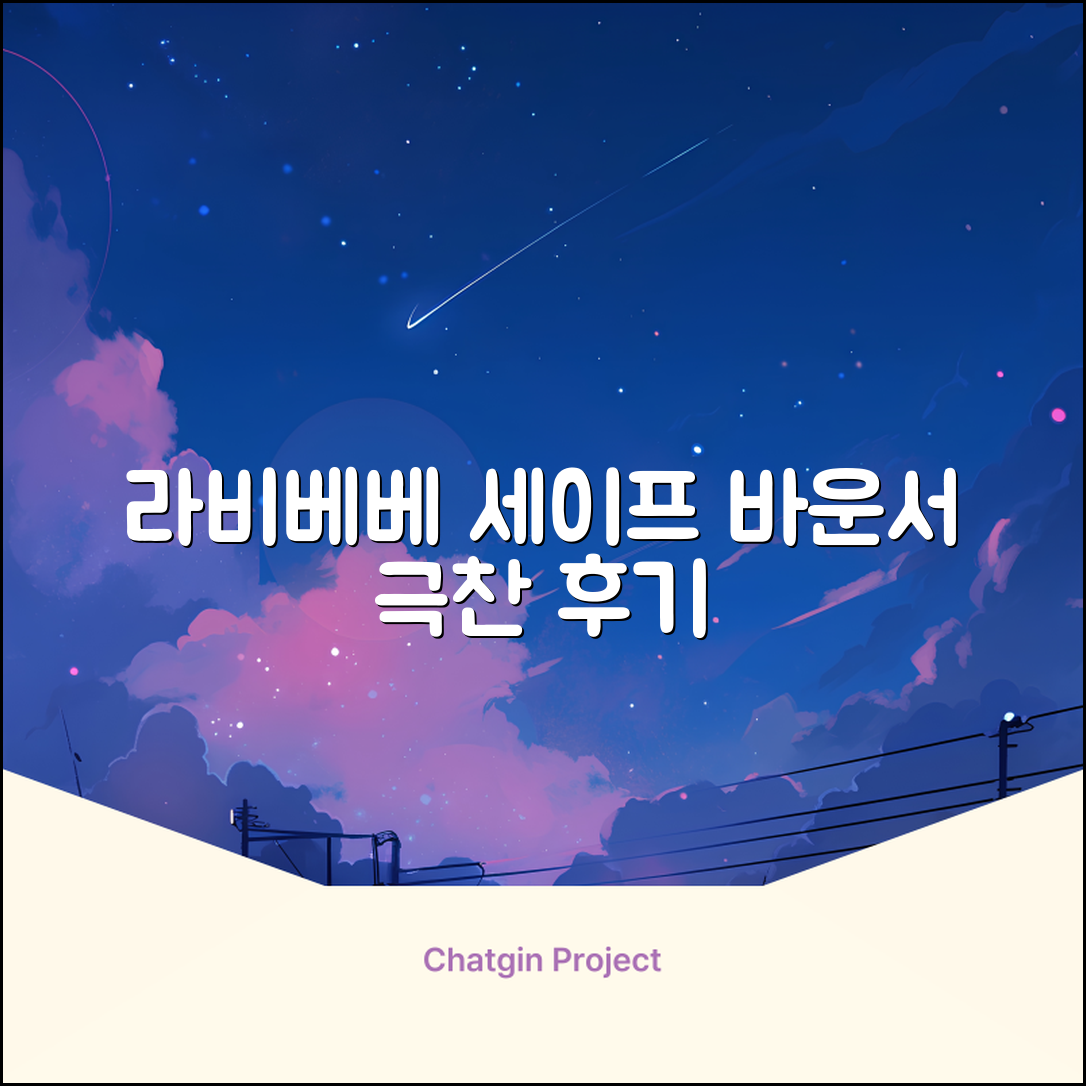 라비베베 세이프 바운서 추천 리뷰