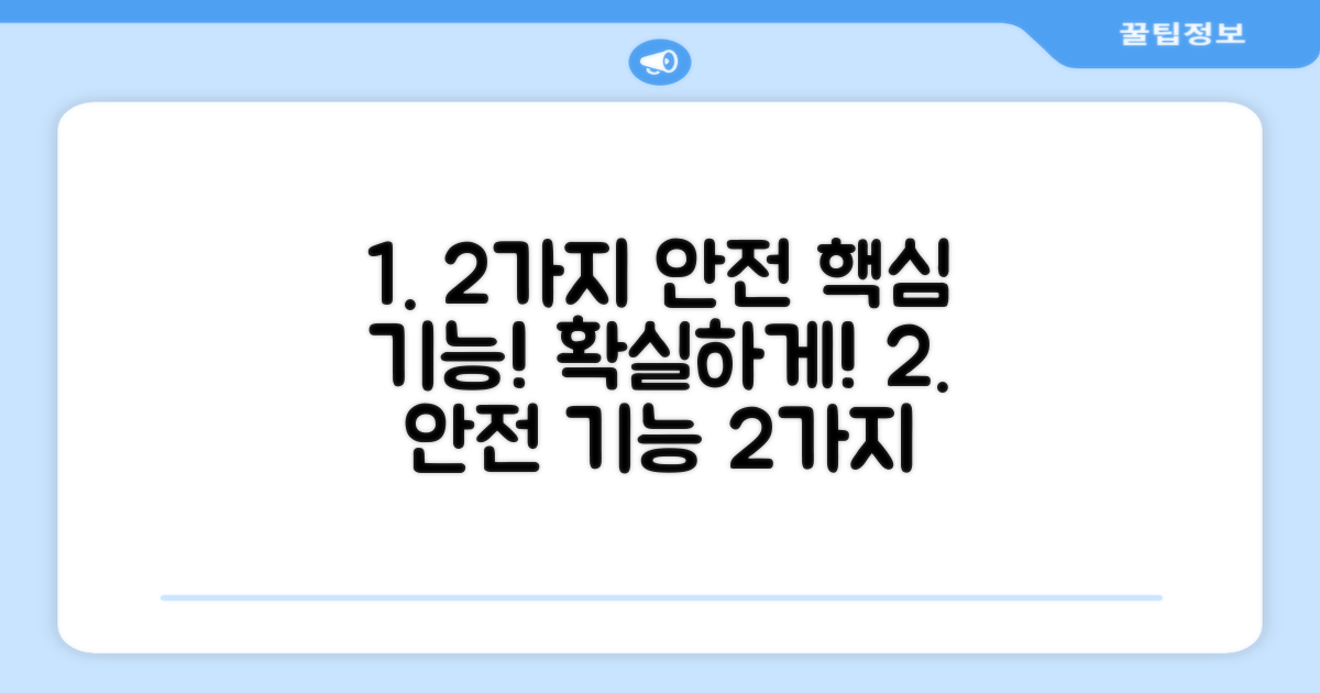 2가지 안전 기능