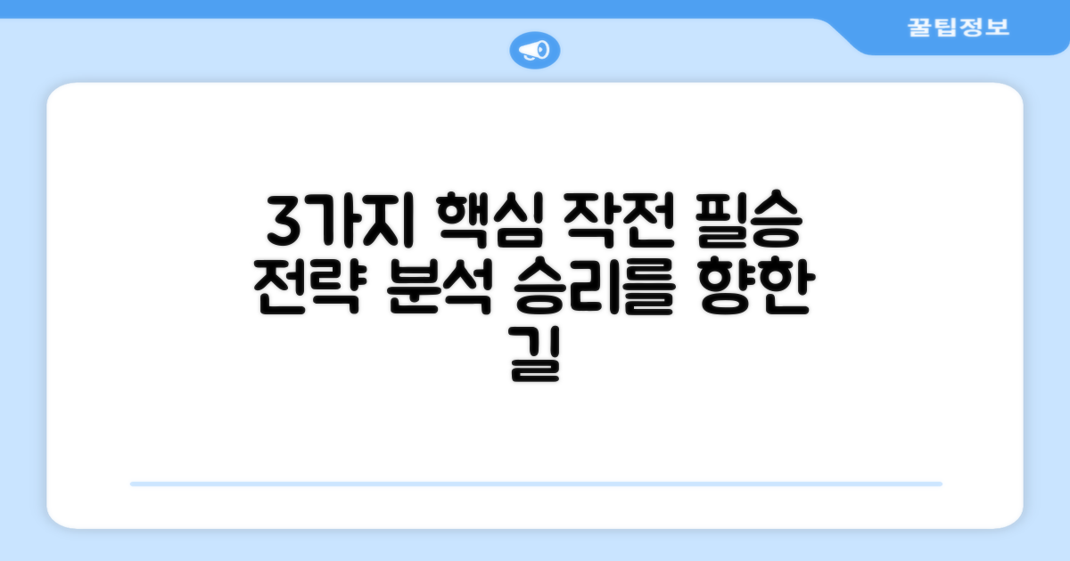 3가지 핵심 작전 구성