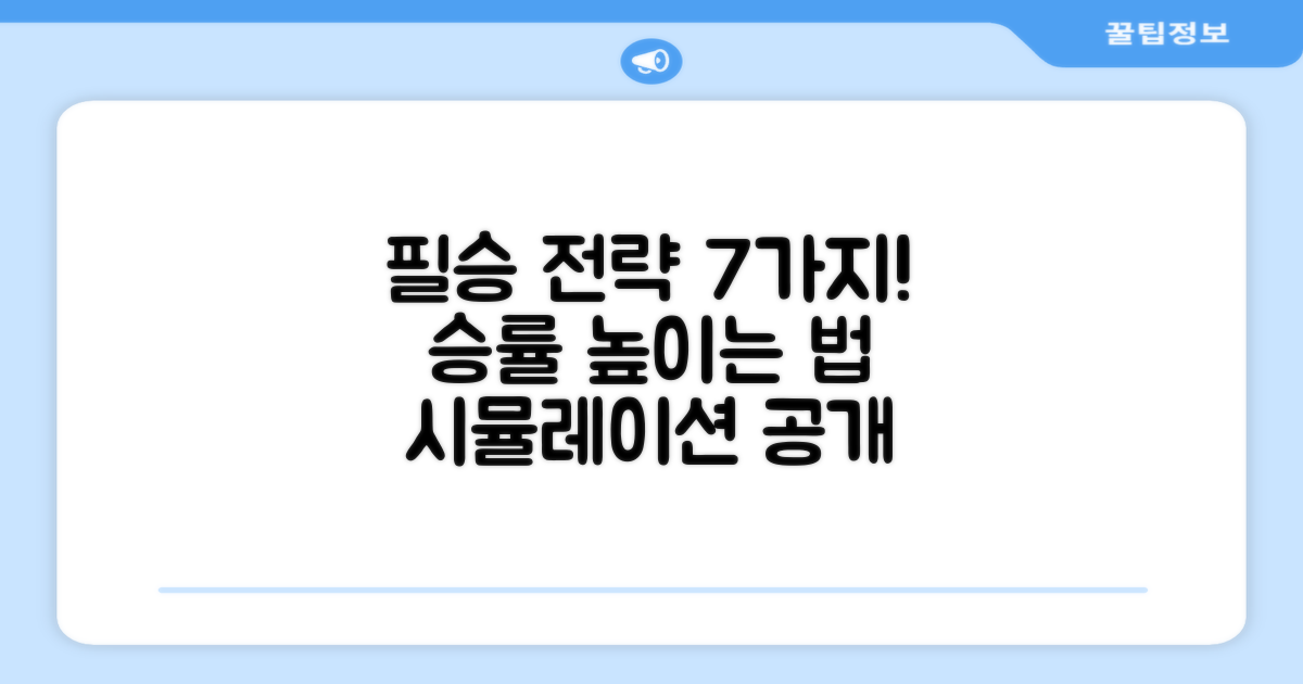 7가지 전략 시뮬레이션