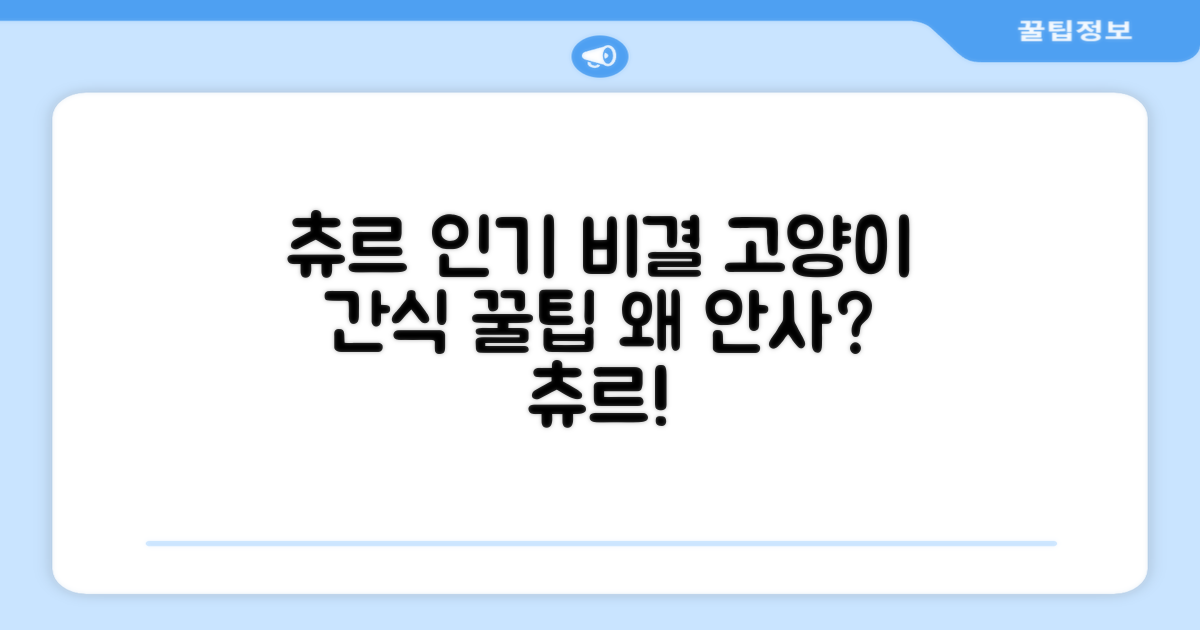 츄르 간식, 왜 인기일까?