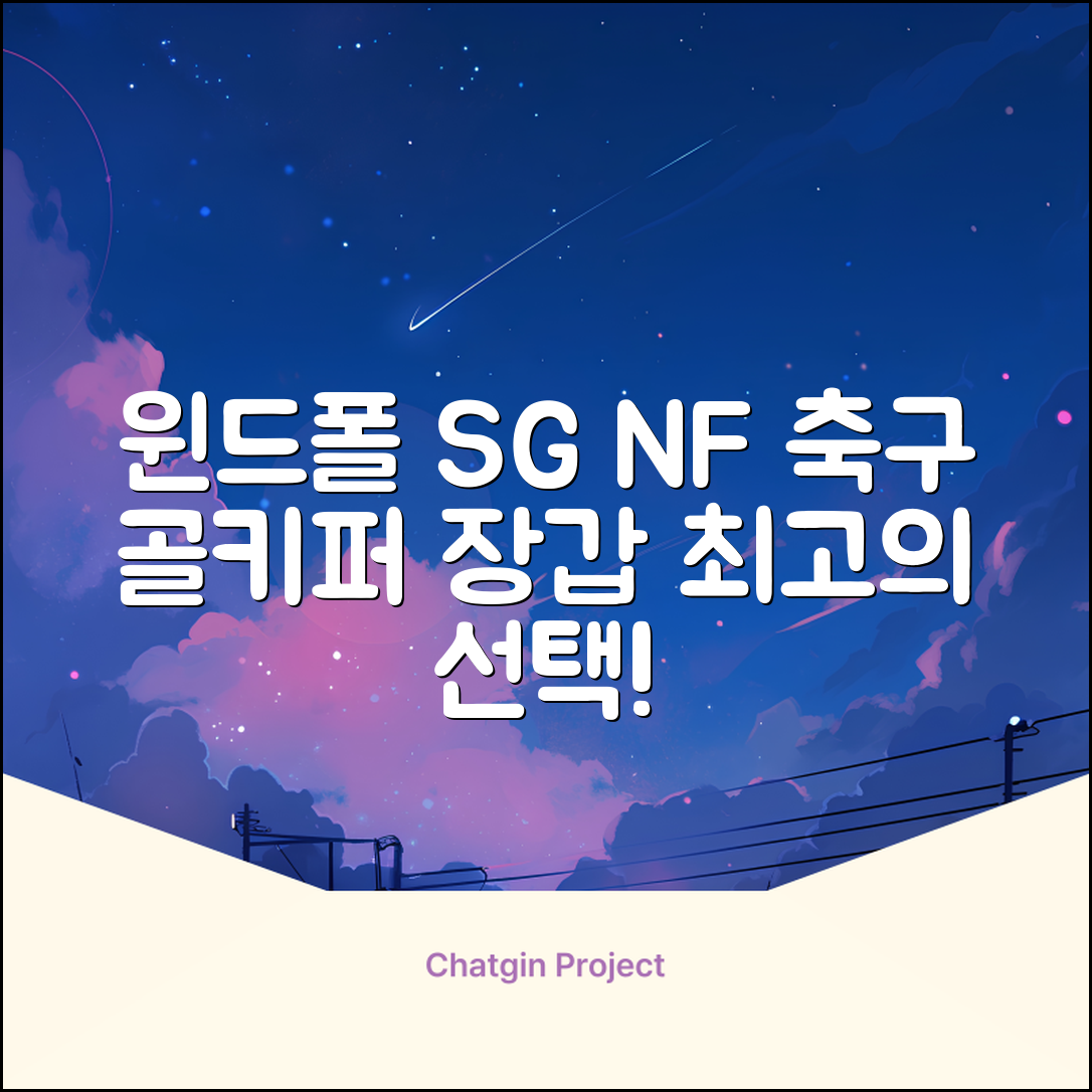 윈드폴스포츠 SG NF 축구 골키퍼장갑 5호-10호, 윈드폴스포츠 SG NF 골키퍼장갑 화이트 블랙, 1개 추천 리뷰