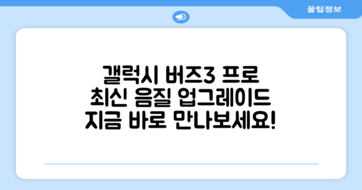 삼성전자 갤럭시, 최신 버즈3 프로로 업그레이드하세요!
