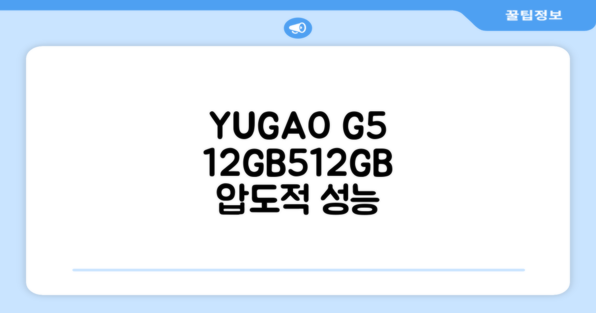 YUGAO G5 12GB+512GB: 압도적인 성능과 풍부한 구성으로 당신의 디지털 경험을 한 단계 끌어올릴 태블릿 PC
