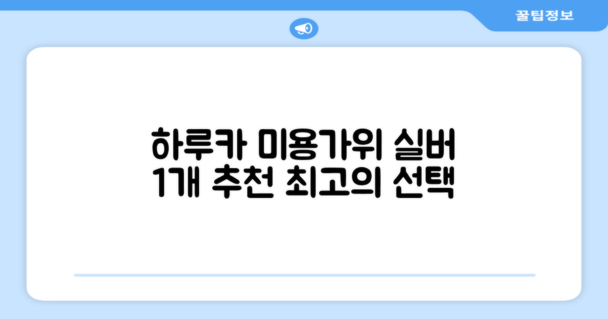 하루카 미용가위 세트, 실버, 1개 추천 리뷰
