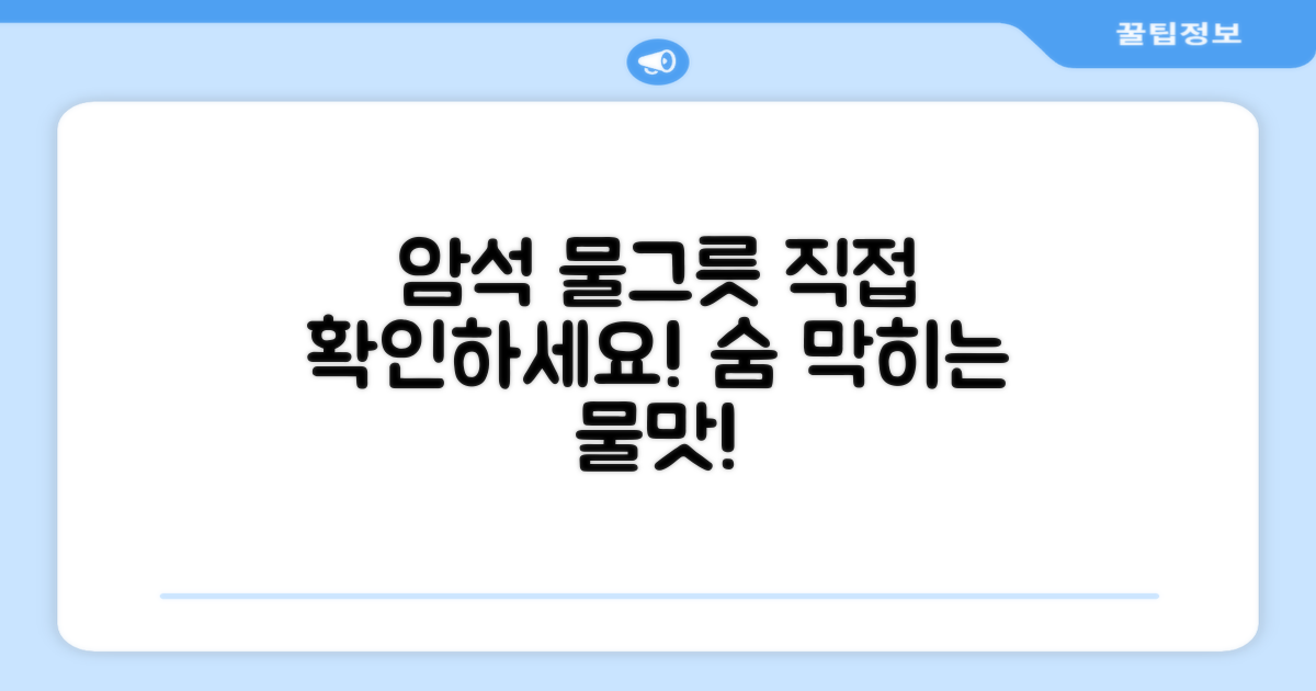 암석 물그릇, 직접 확인하세요!