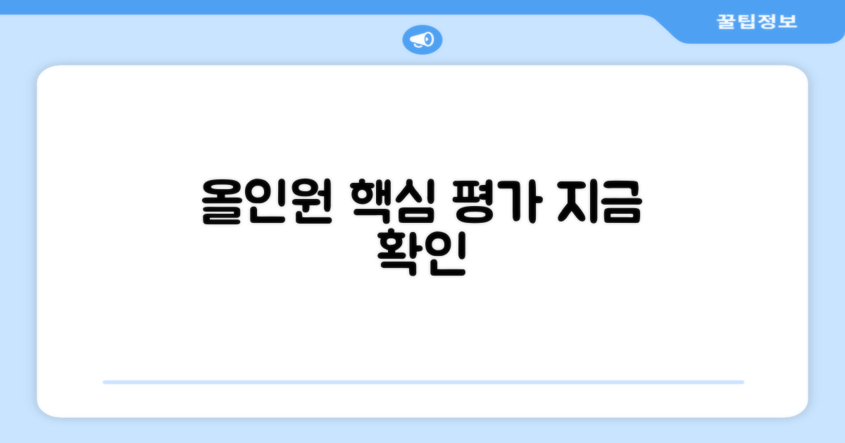 올인원 실용성 평가