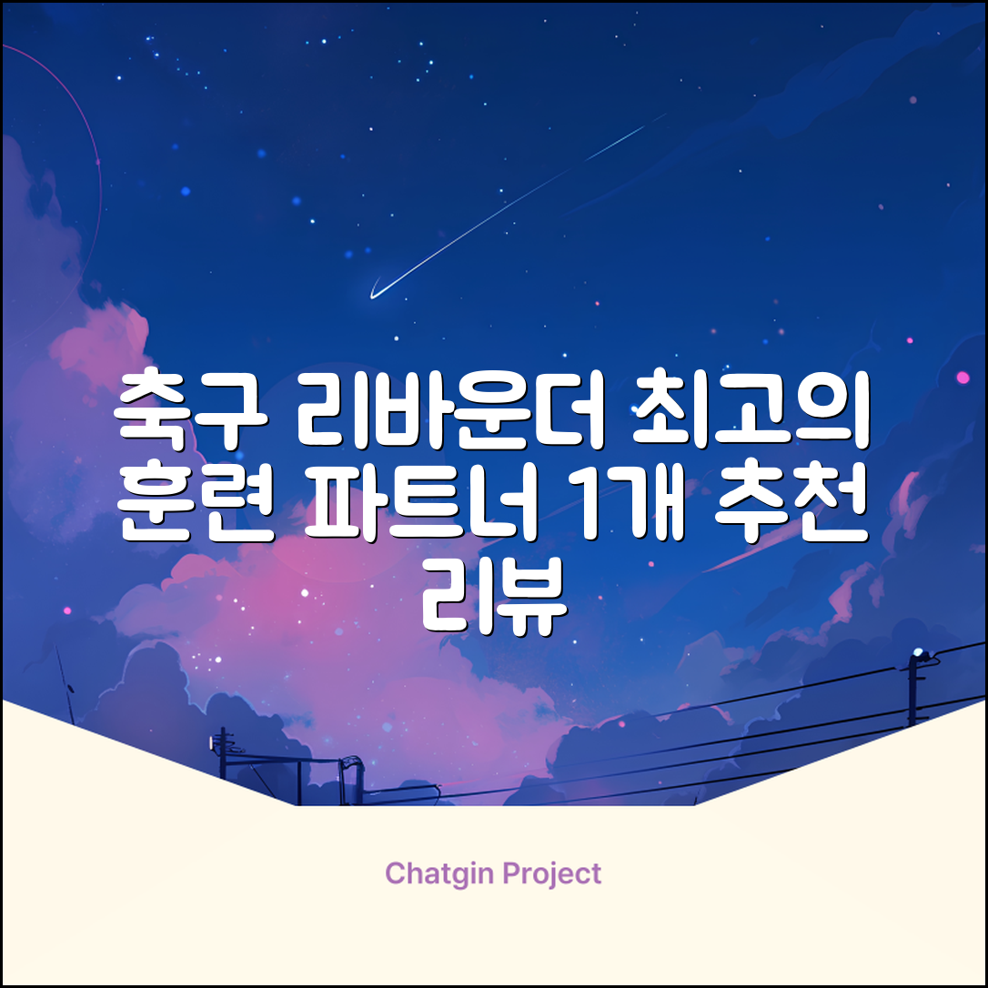 축구 리프팅 트래핑 리바운더 리바운드 네트, 1개 추천 리뷰