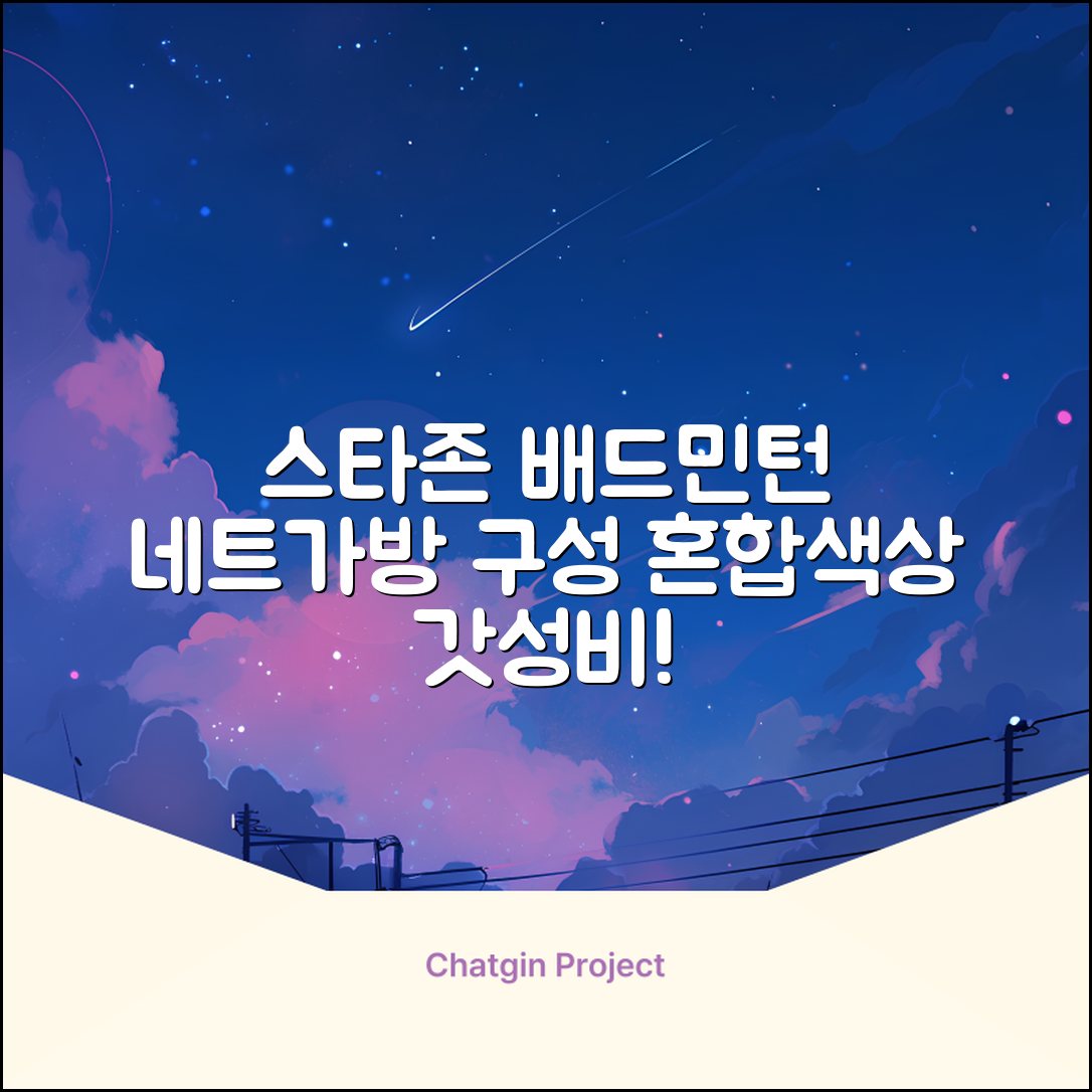 스타존 배드민턴 그물 네트 + 가방, 혼합색상, 1세트 추천 리뷰
