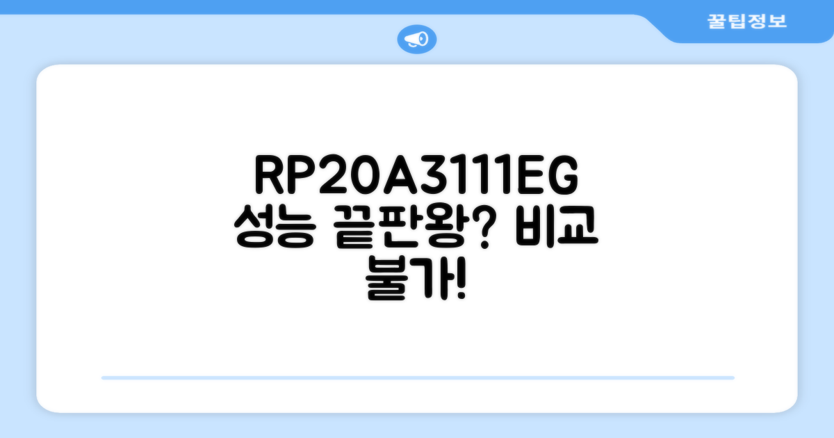 RP20A3111EG, 성능은?