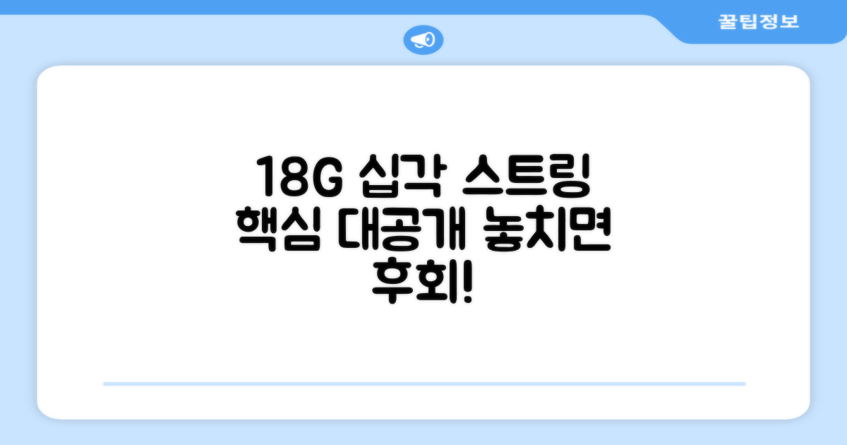 18G 십각 스트링의 비밀을 파헤치세요.