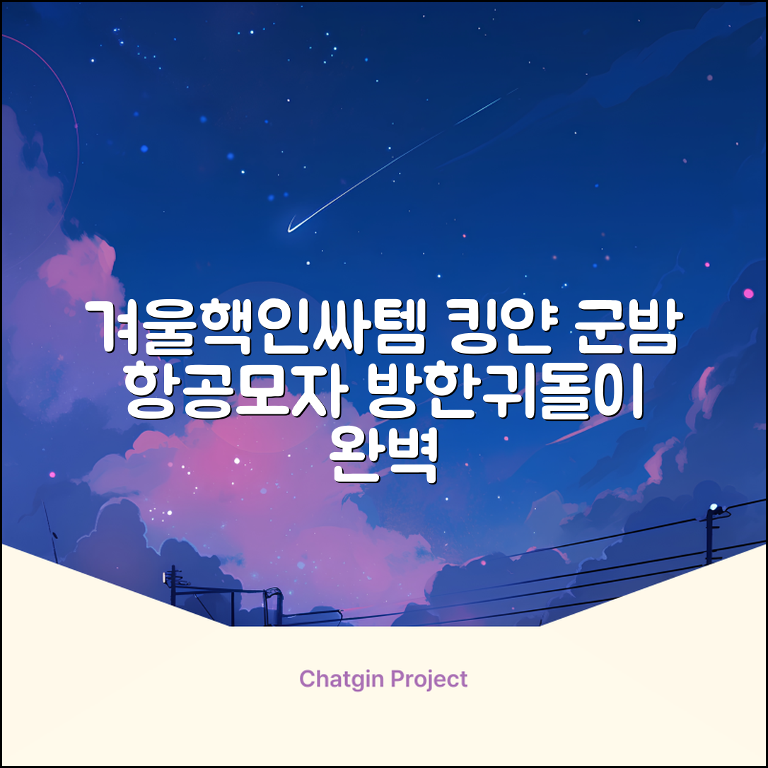 킹얀 겨울 방한모자 남여공용 군밤 항공 마스크 귀도리 모자 추천 리뷰