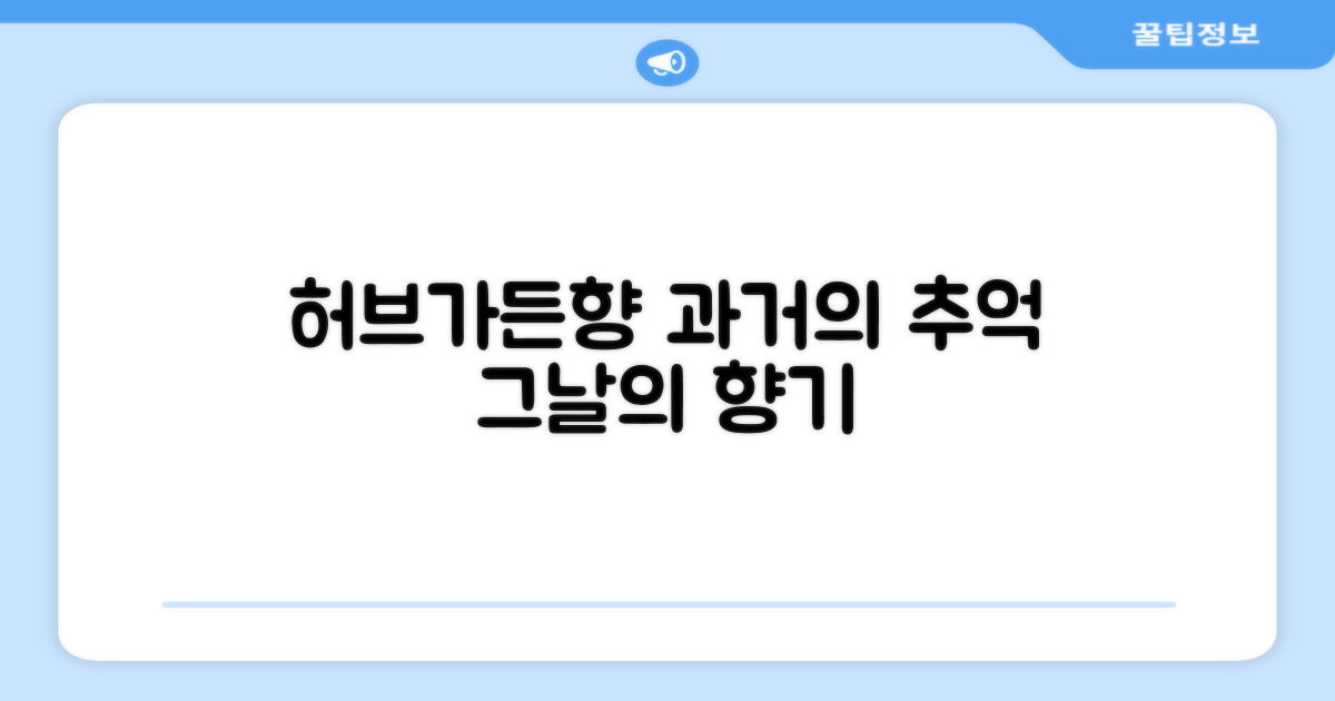 허브가든향, 과거의 향기